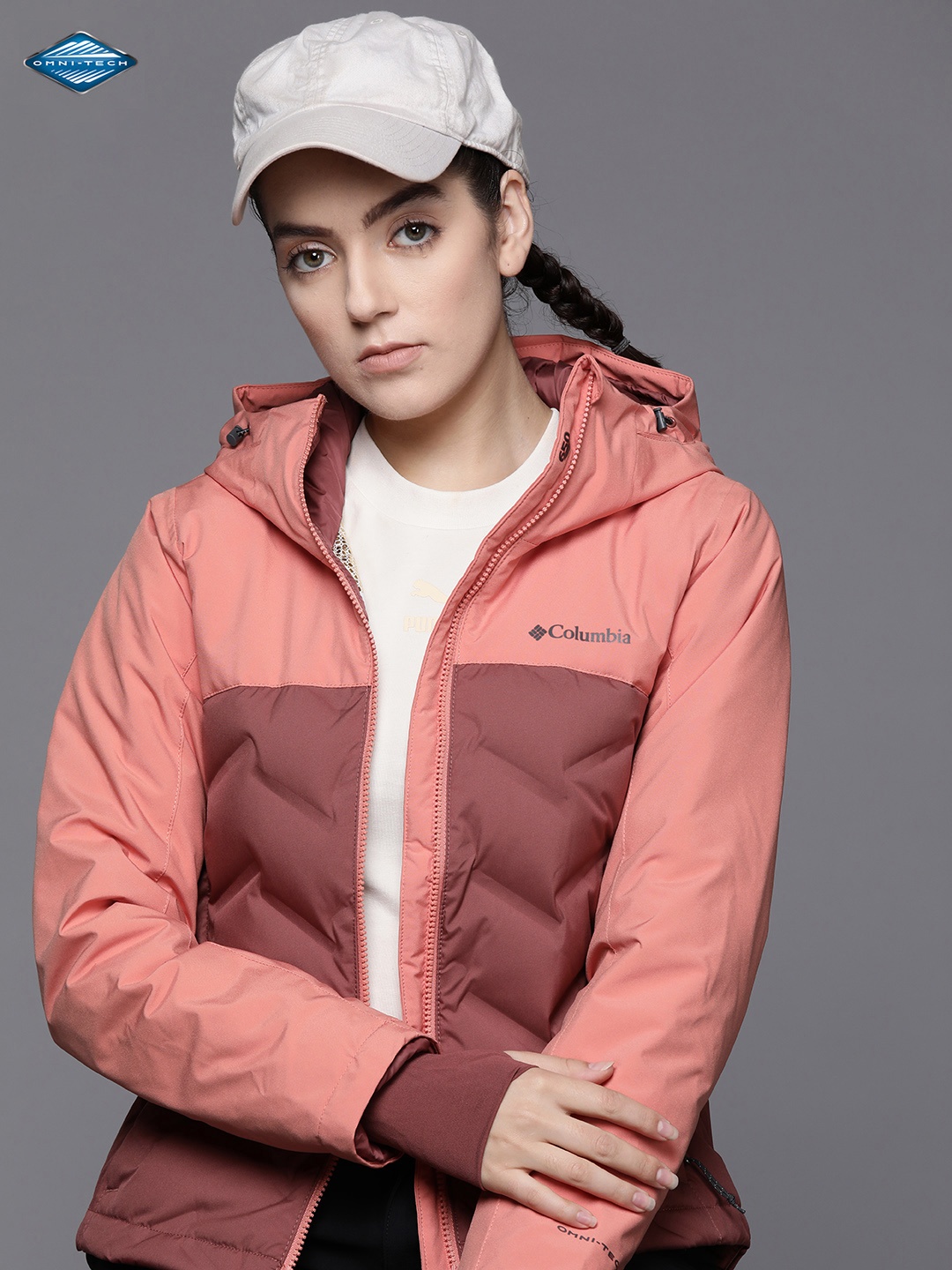 

Columbia Women Colourblocked Insulator Outdoor Sporty Jacket, Peach