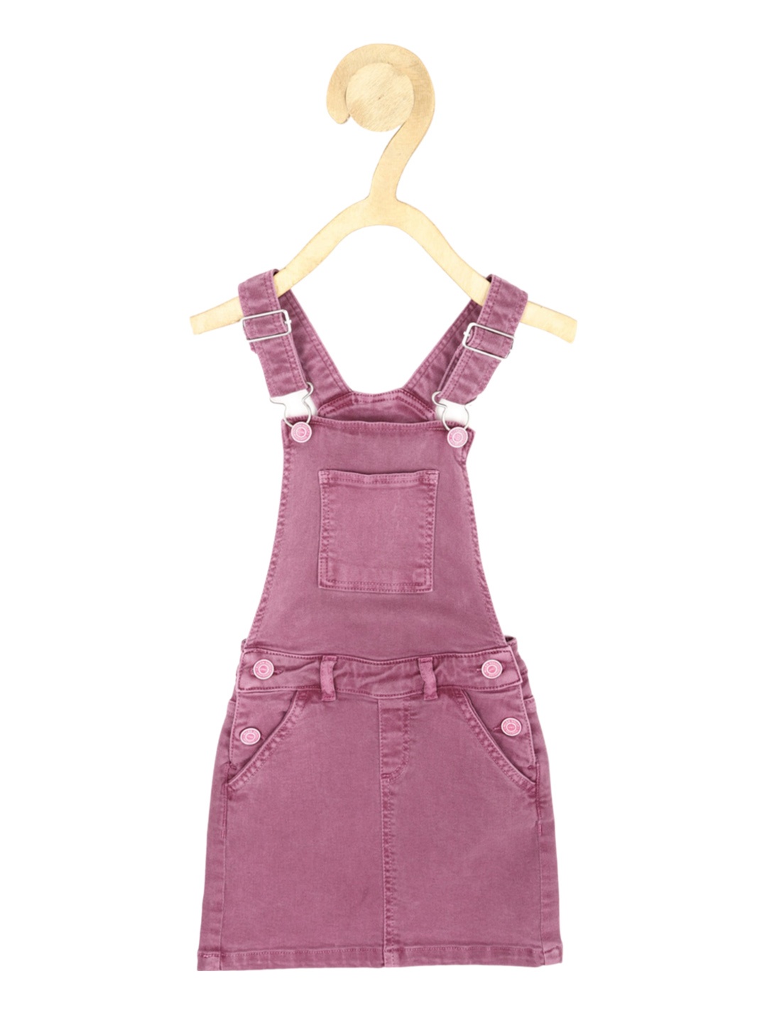 

Allen Solly Junior Girls Denim Dungaree, Purple