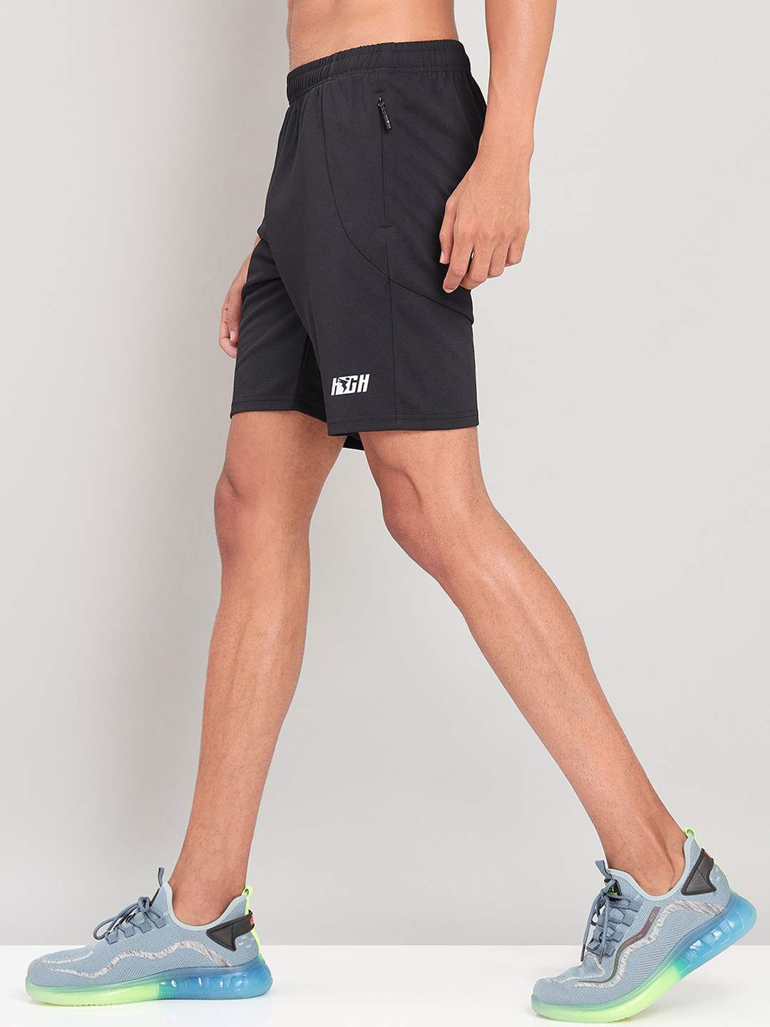 

Technosport Men Slim Fit E-Dry Technology Sports Shorts, Black
