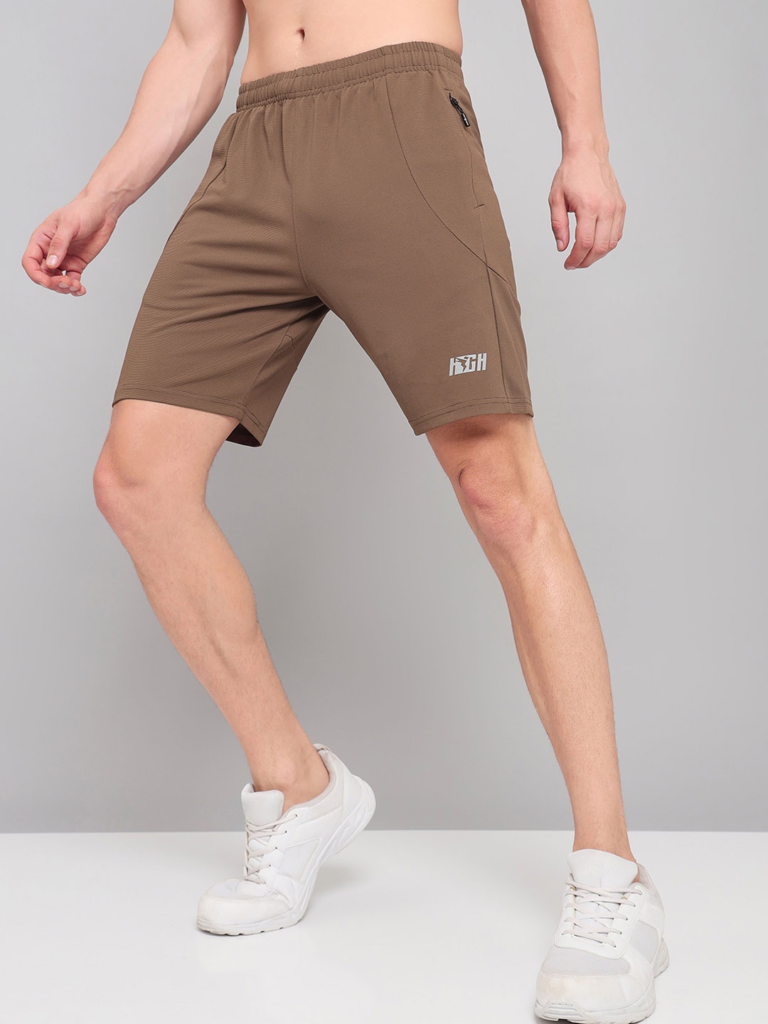 

Technosport Men Slim Fit E-Dry Technology Cycling Sports Shorts, Brown