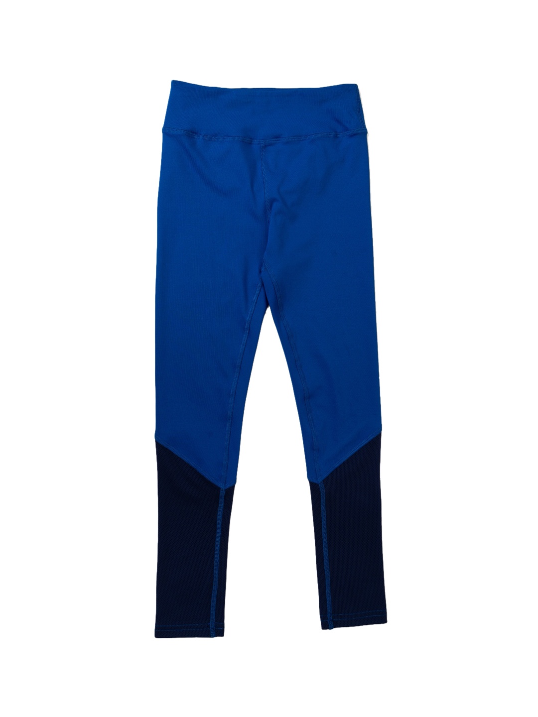

STUDIOACTIV Girls Colourblocked Ankle Length Leggings, Blue