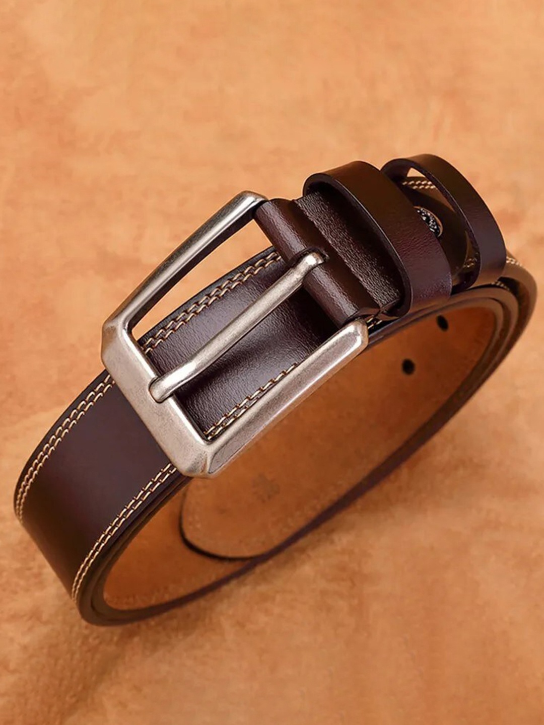 

ZORO Men Leather Belt, Brown