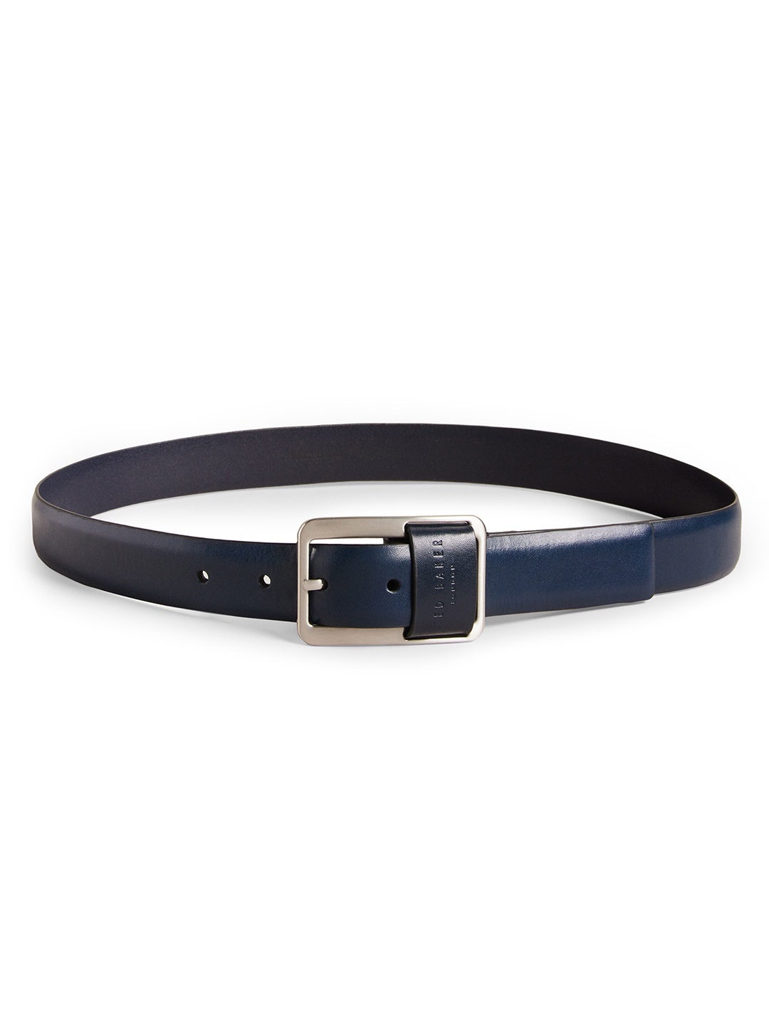 

Ted Baker Men Leather Formal Belt, Navy blue