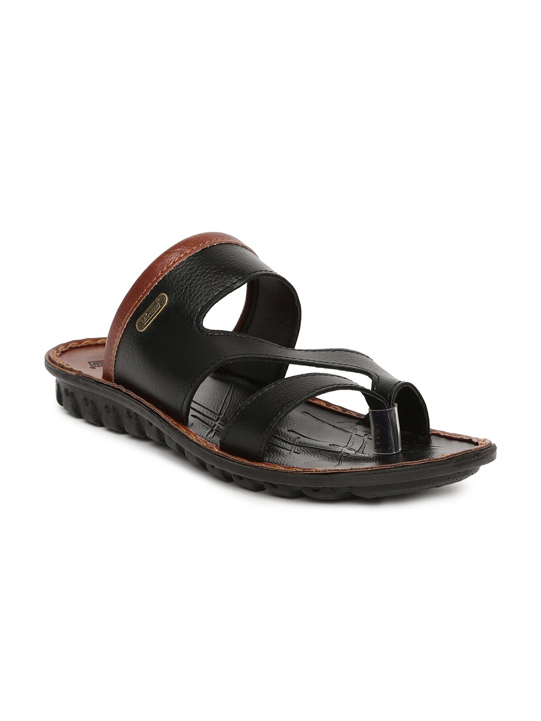 

Paragon Men PU Comfort Sandals, Black