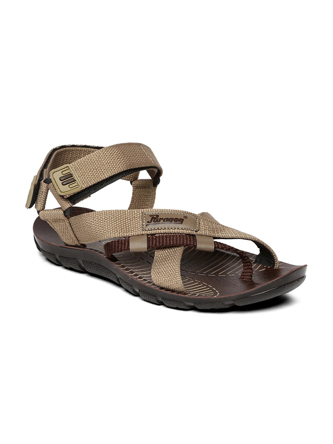 

Paragon Men PU Comfort Sandals, Grey