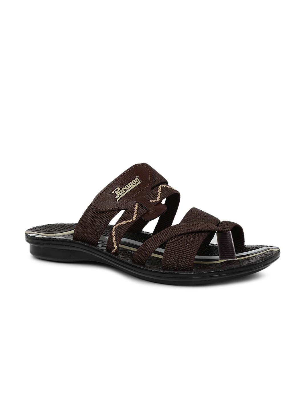 

Paragon Men PU Comfort Sandals, Brown