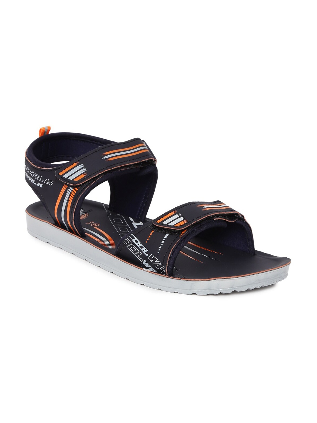 

Paragon Men Striped Comfort Sandals, Navy blue