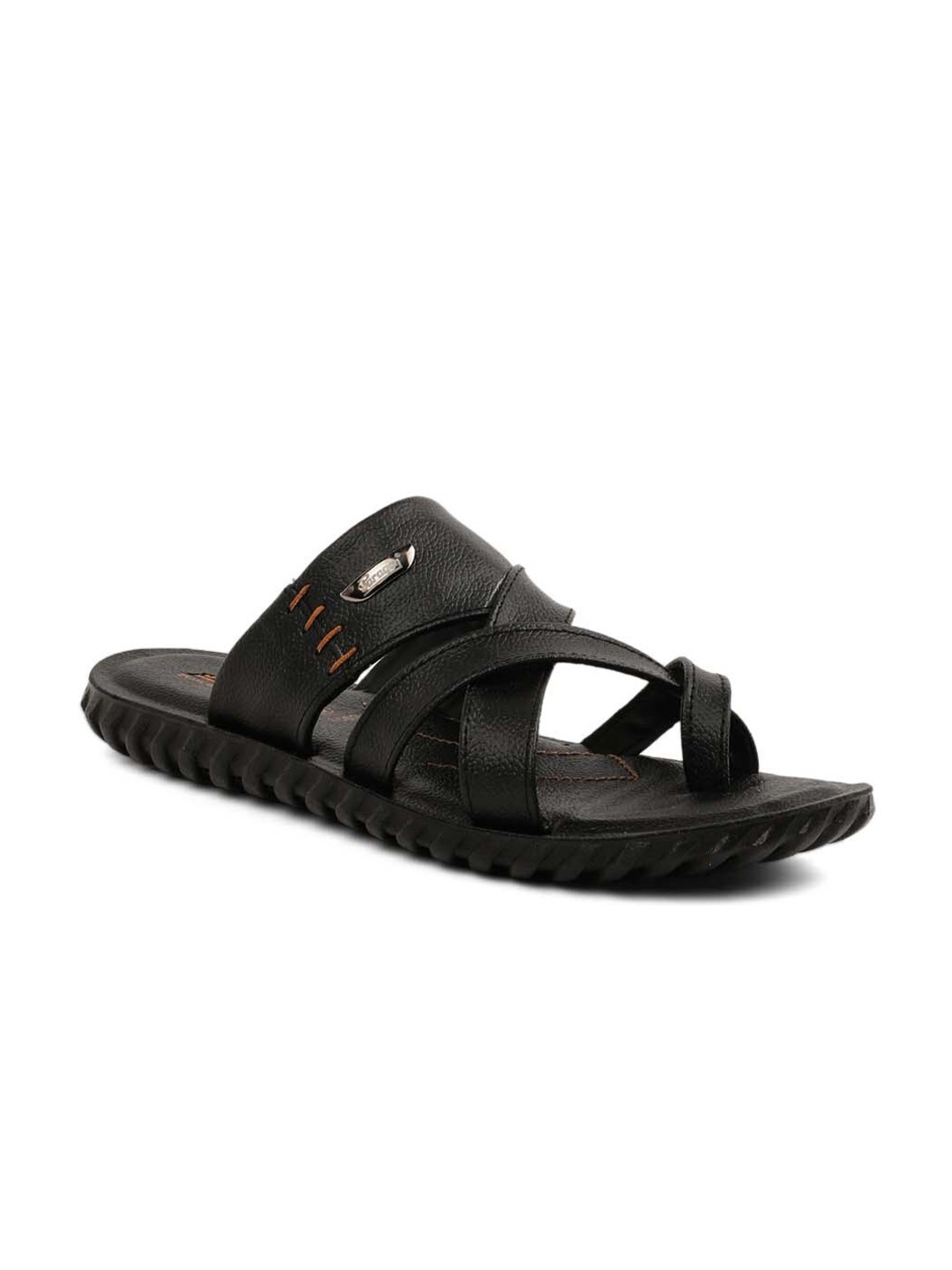 

Paragon Men PU Comfort Sandals, Black