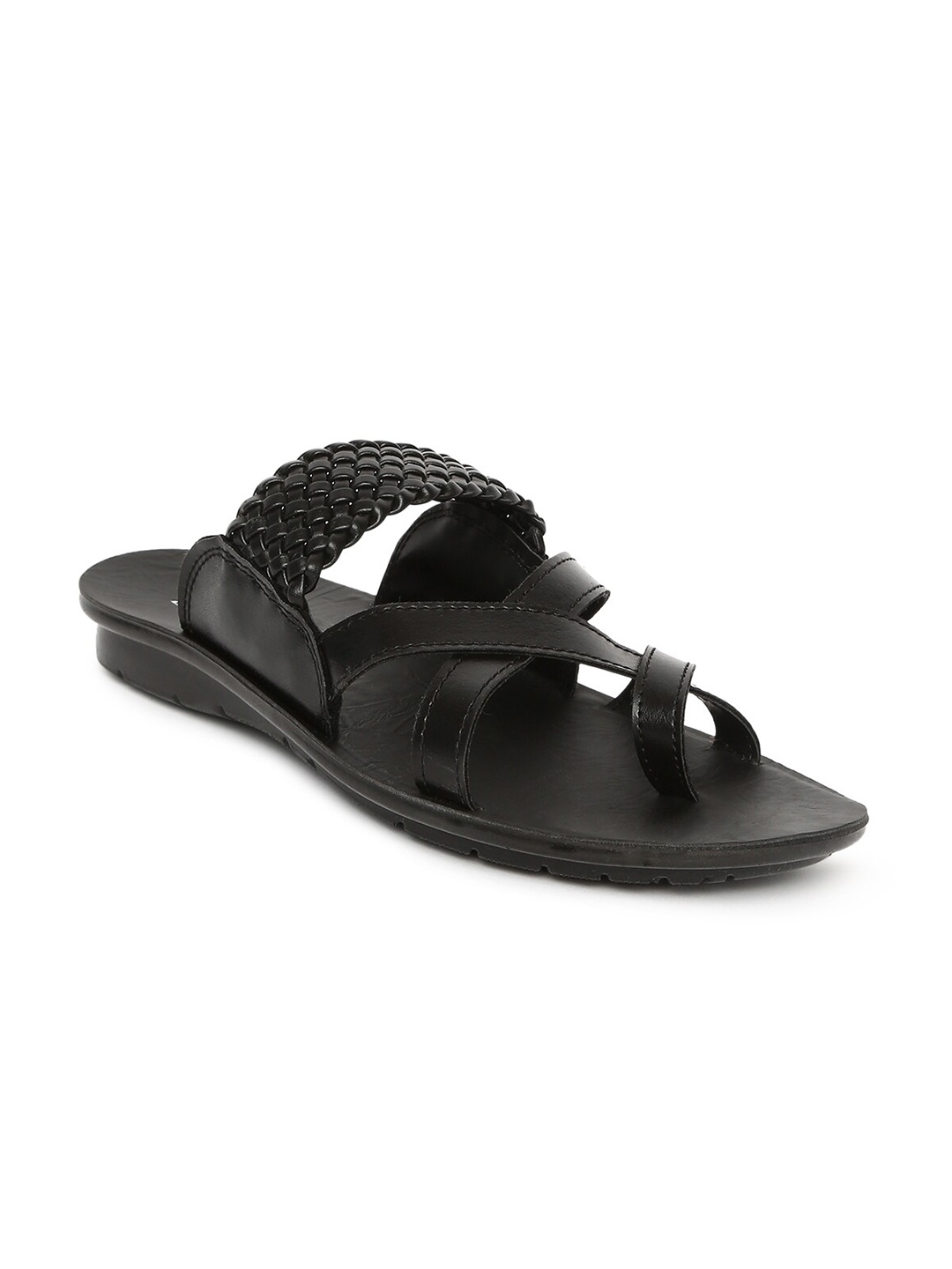 

Paragon Men PU Comfort Sandals, Black