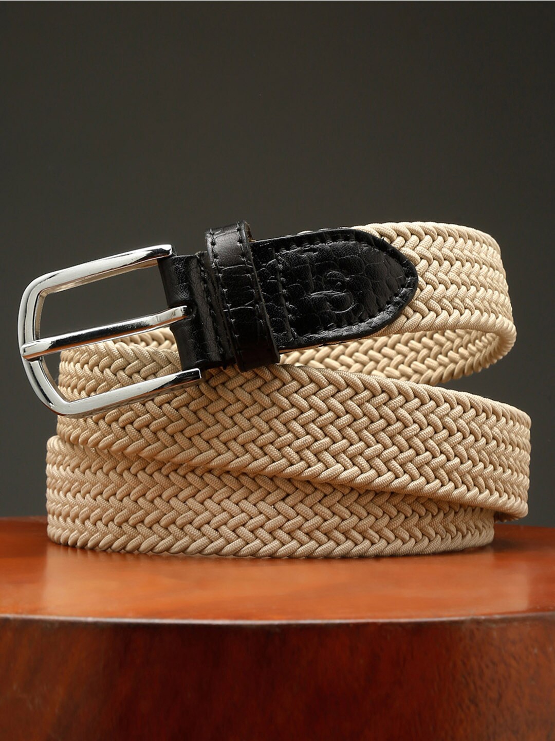 

LOUIS STITCH Men Premium Leather Casual Belt, Beige