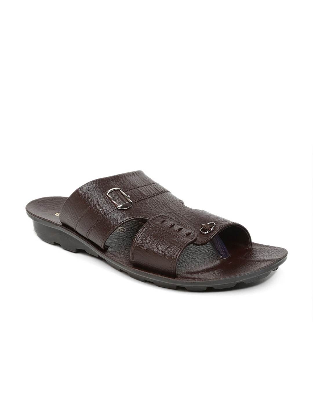 

Paragon Men Textured Comfort Sandals, Brown