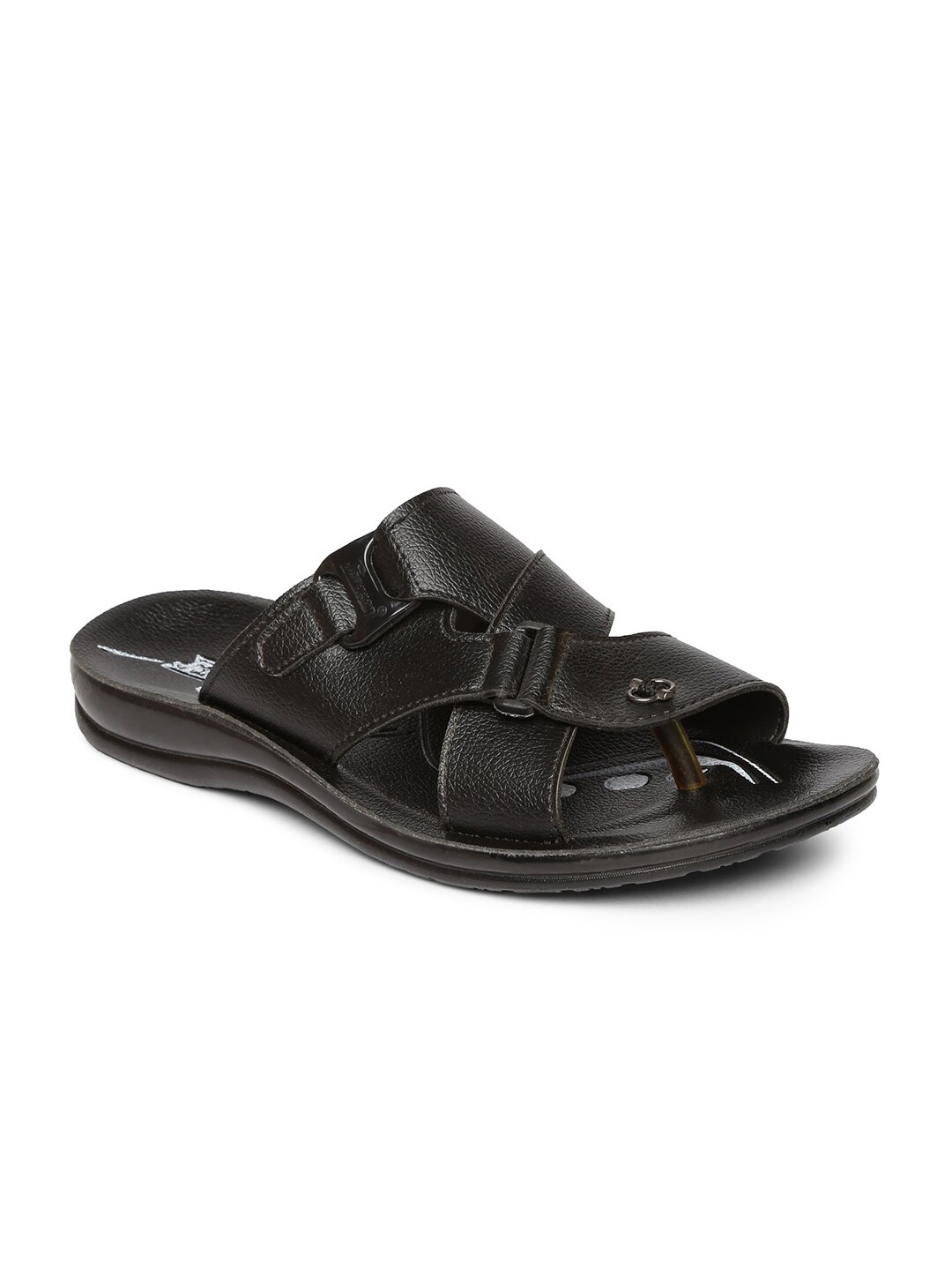 

Paragon Men Textured Comfort Sandals, Black