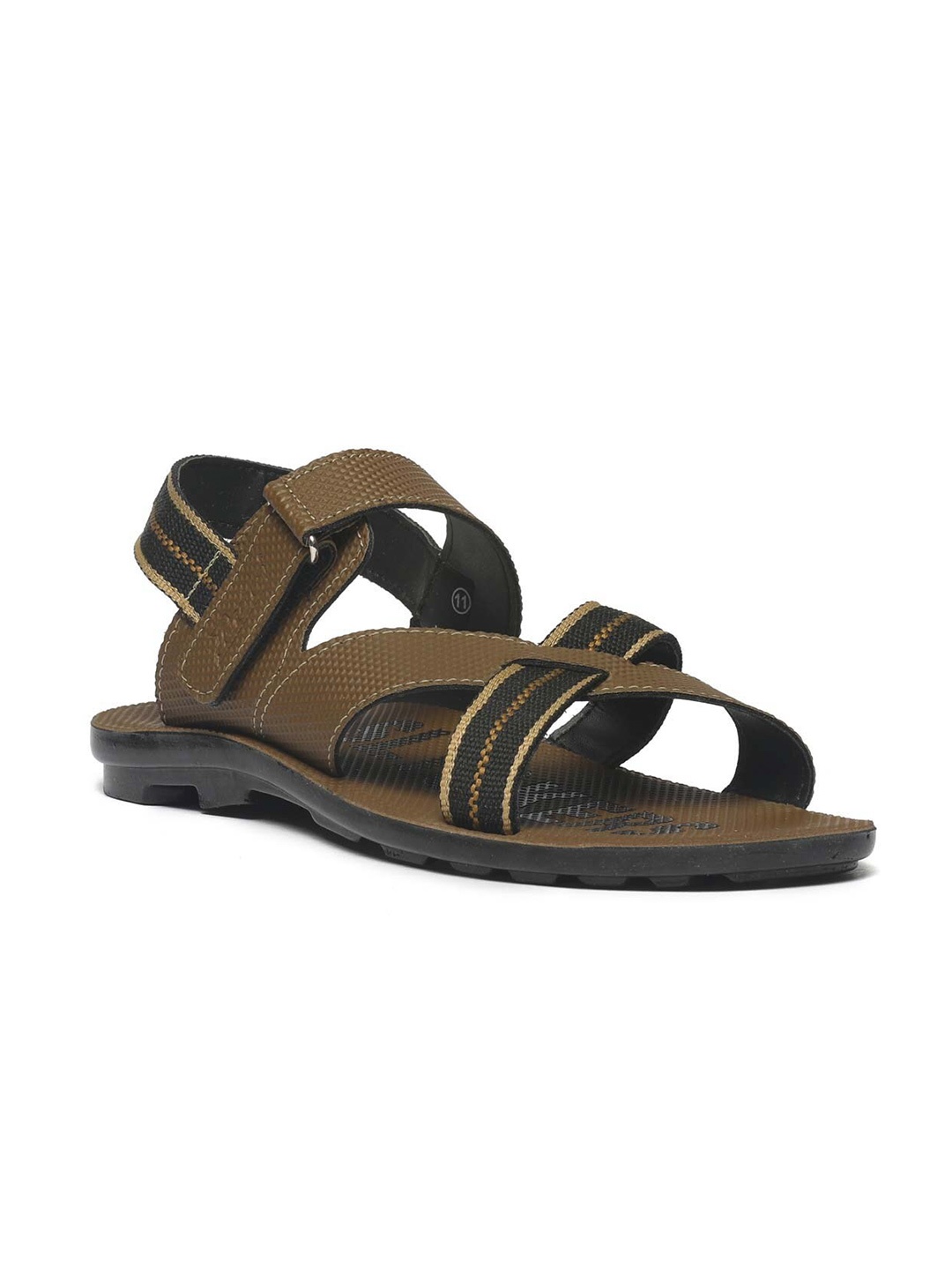 

Paragon Men Textured Comfort Sandals, Brown