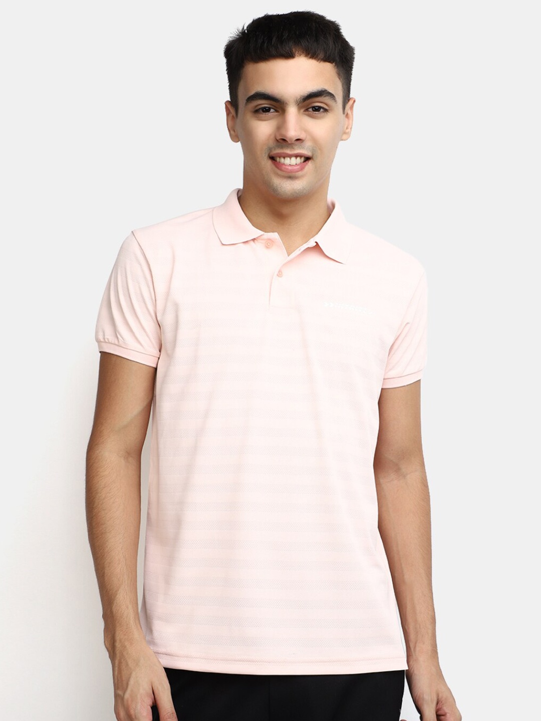 

V-Mart Polo Collar Slim Fit Cotton Regular T-shirt, Pink