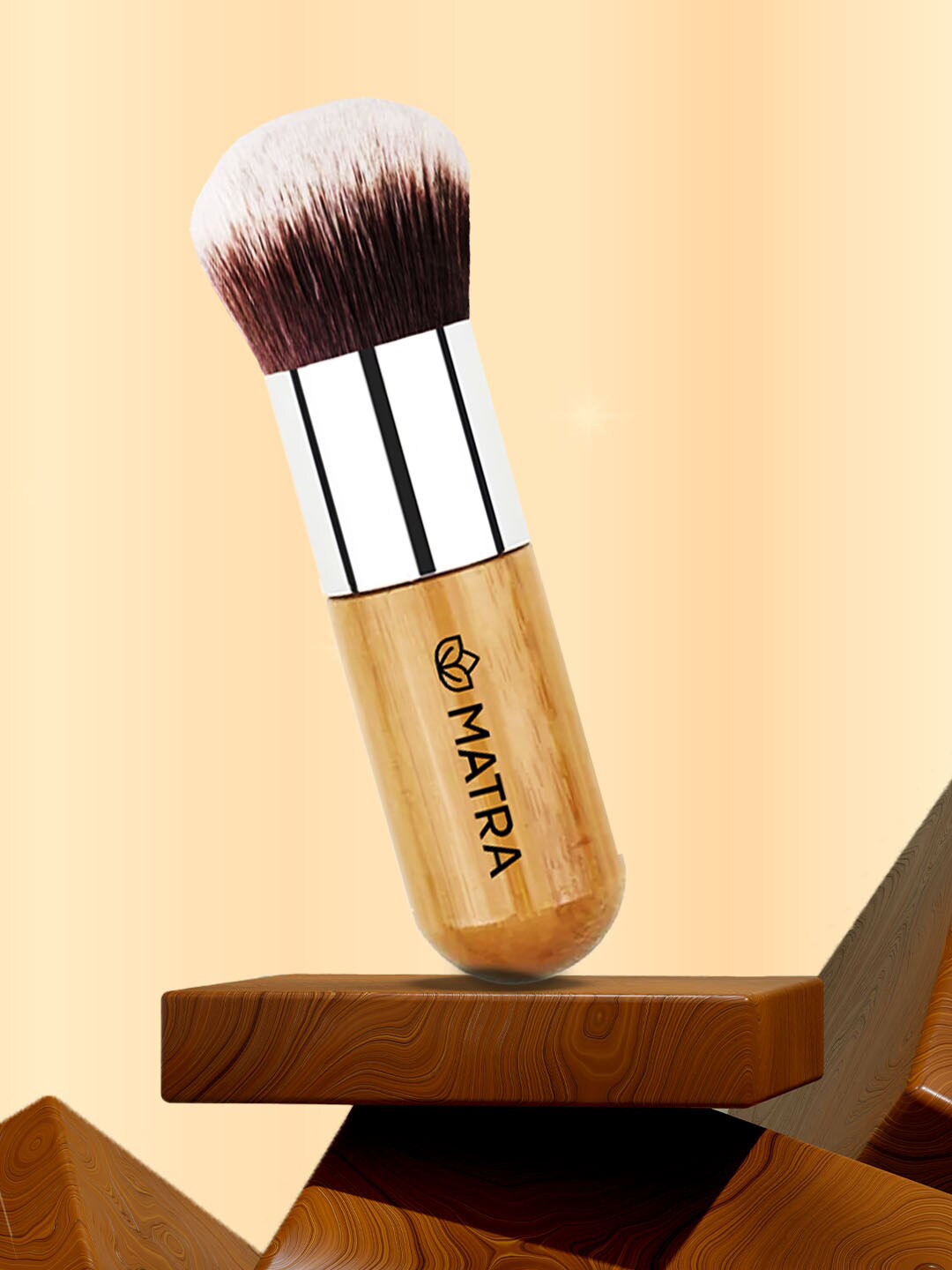 

MATRA Kabuki Blush Makeup Powder Brush, Beige