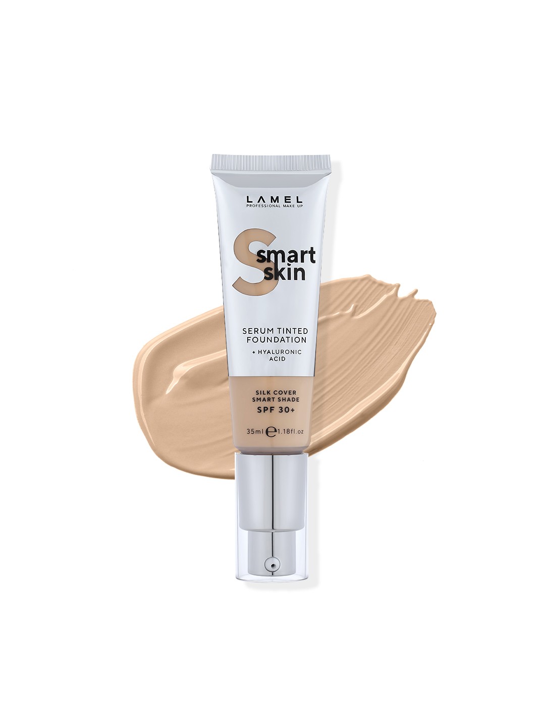 

LAMEL Smart Skin SPF30+ Serum Tinted Foundation with Hyaluronic Acid 35ml - Ivory 403, Beige