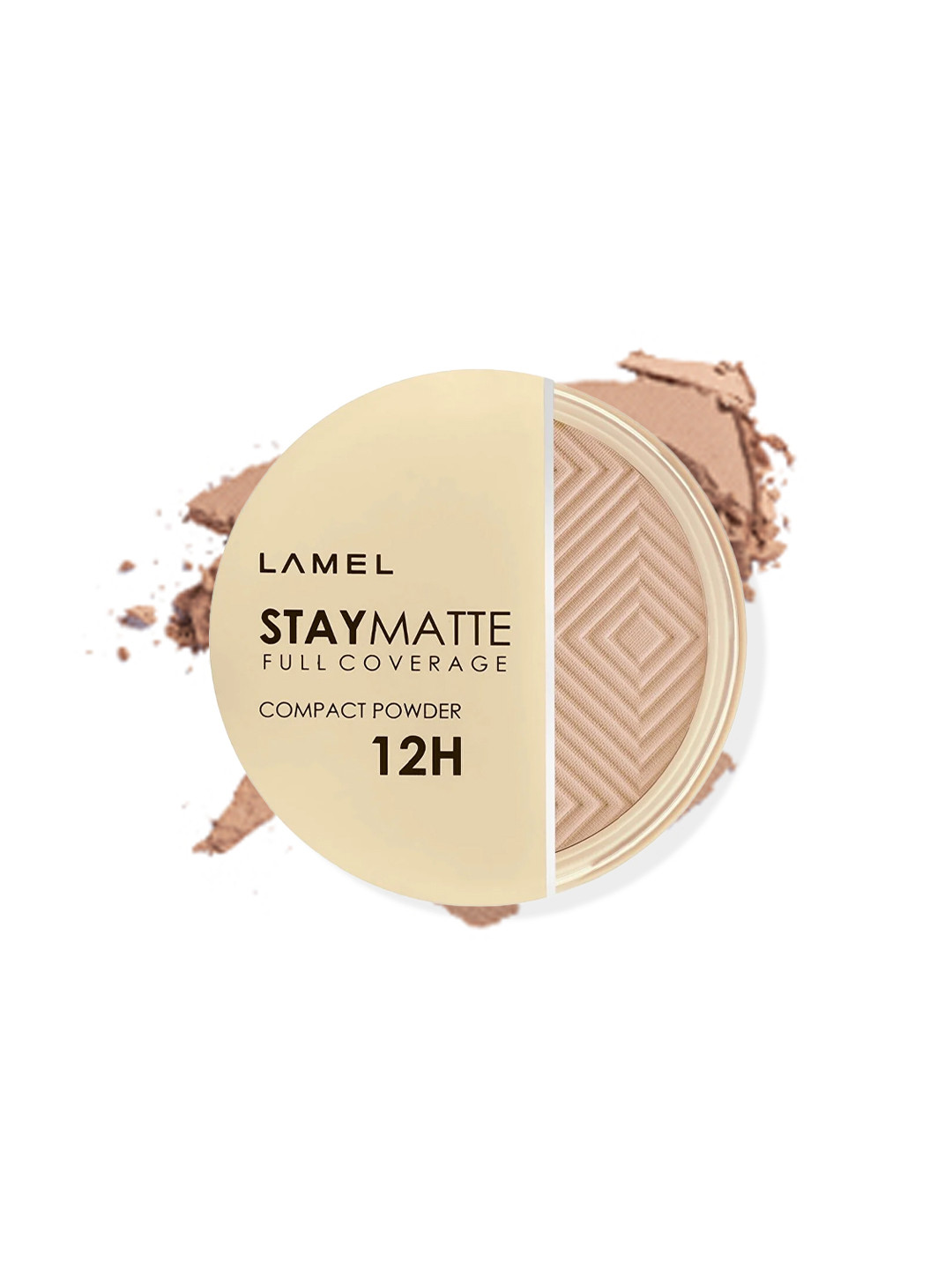 

LAMEL Stay Matte Lightweight Full Coverage Compact Powder - Beige 404