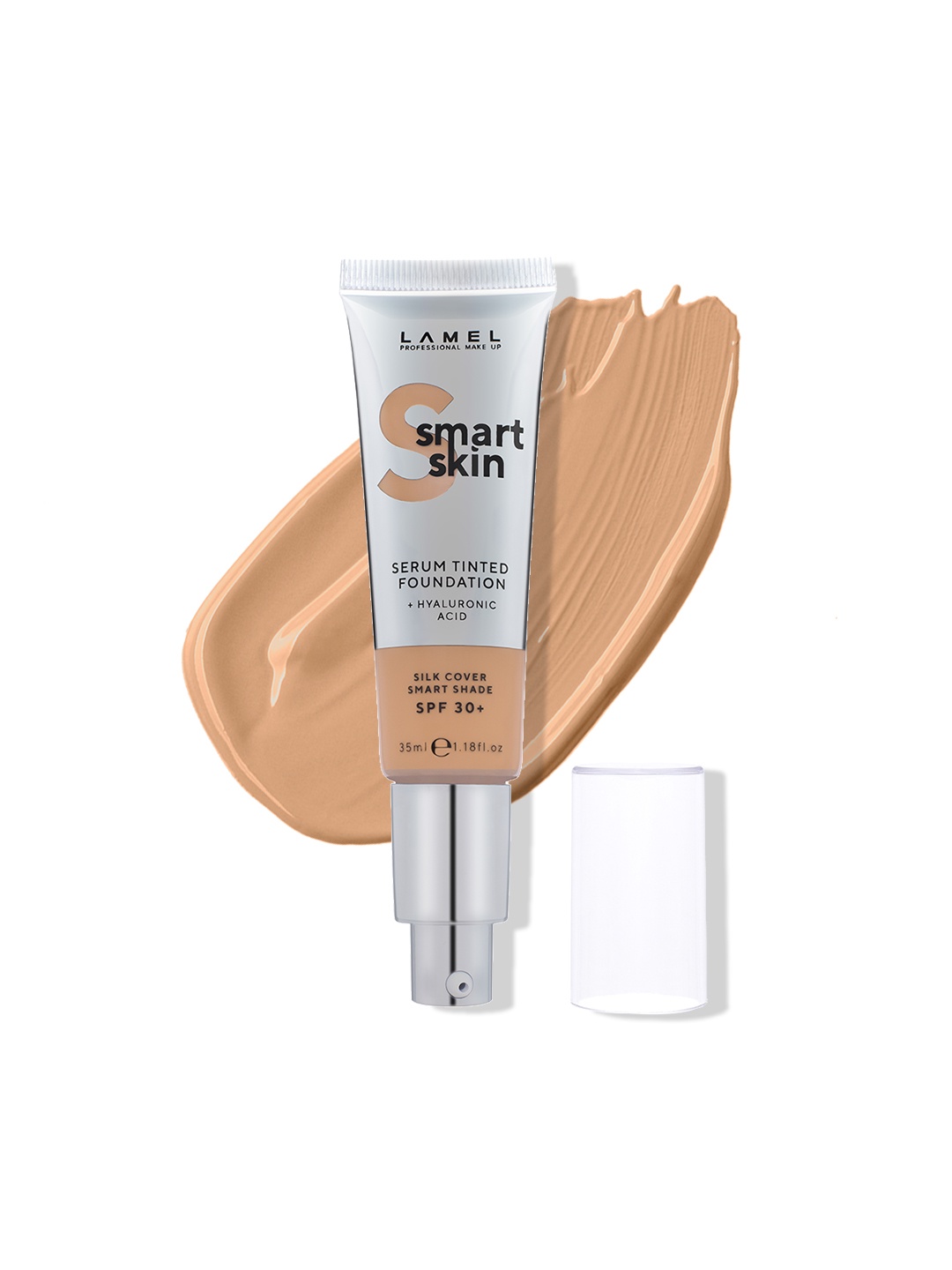 

LAMEL Smart Skin SPF30+ Serum Tinted Foundation with Hyaluronic Acid 35ml - Latte 405, Beige