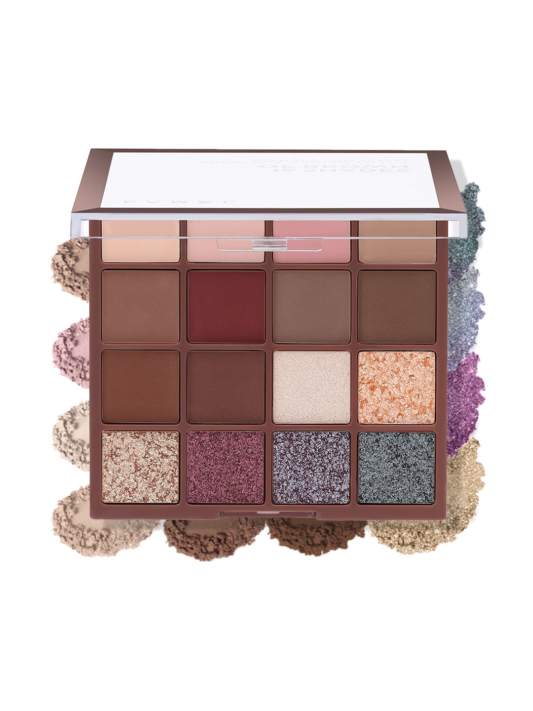 

LAMEL 16 Shades of Burgundy Eyeshadow Palette - 16g