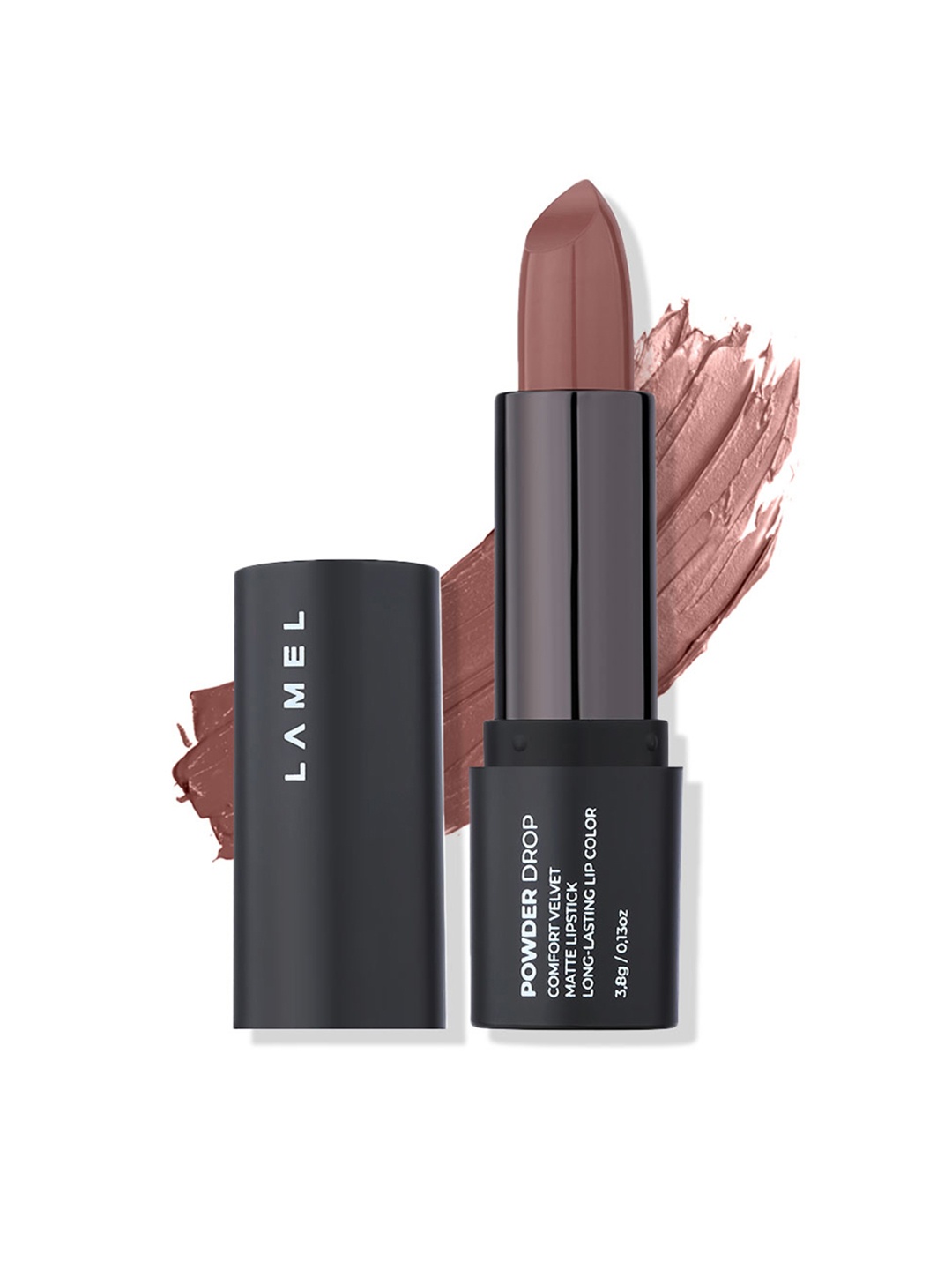 

LAMEL Long Lasting Powder Drop Comfort Velvet Matte Lipstick 3.8 g - Spicy 402, Brown