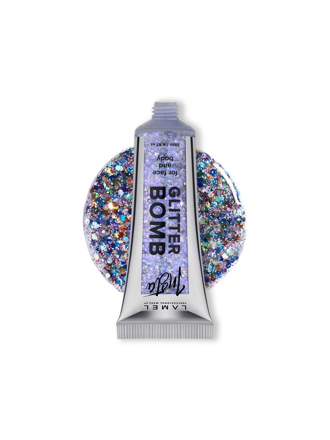 

LAMEL Long Lasting Insta Glitter Bomb for Face & Body 20 ml - Blue Silver 401