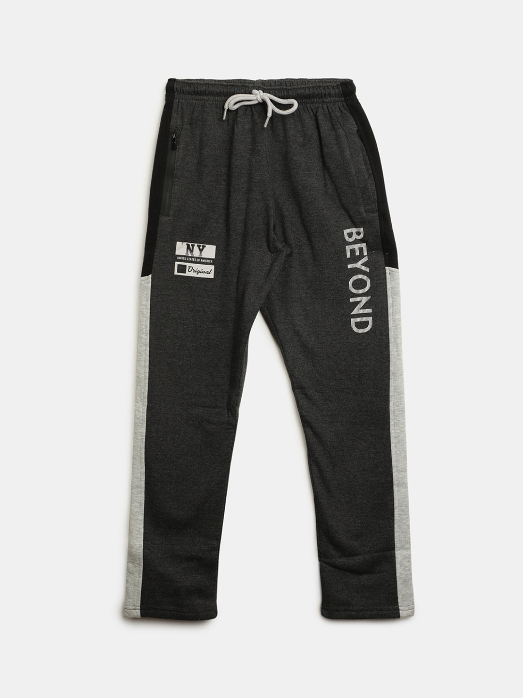 

V-Mart Boys Printed Lounge Pants, Grey