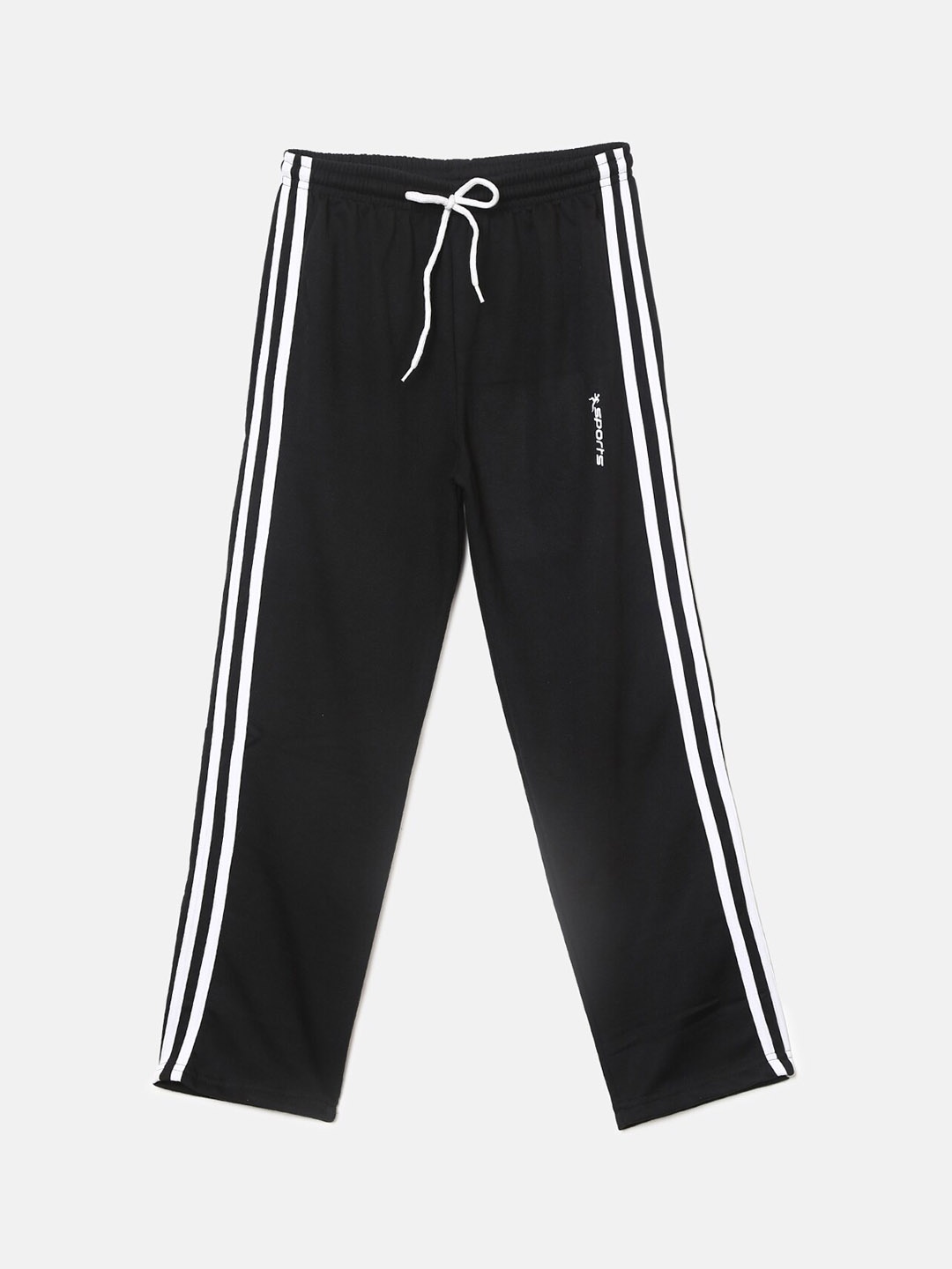 

V-Mart Boys Side Striped Lounge Pants, Black