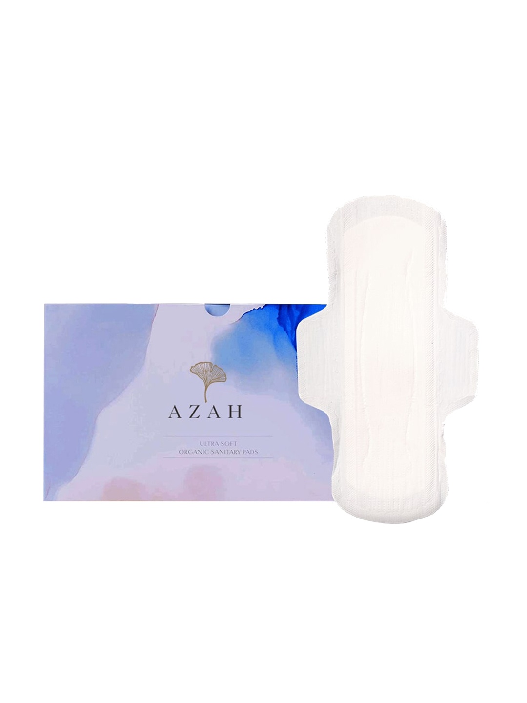 

AZAH Set of 8 Ultra Soft Organic Sanitary Pads - 20 Regular + 10 XL, White