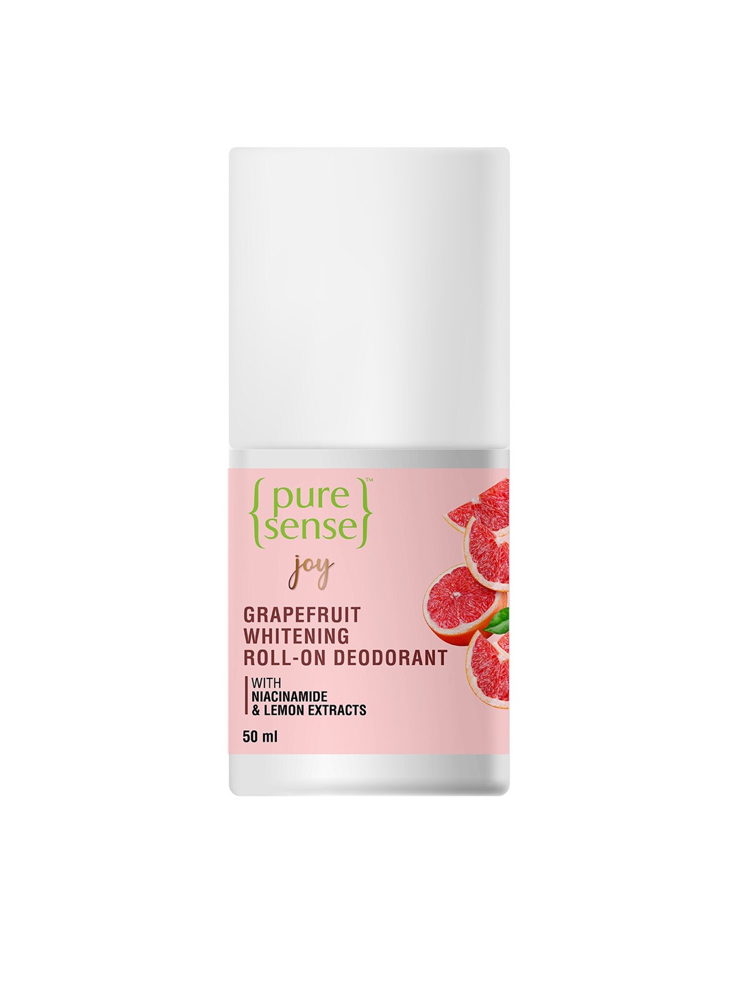 

Pure Sense Women Roll On - Joy Grapefruit Whitening Deodorant - 50 ml, Pink