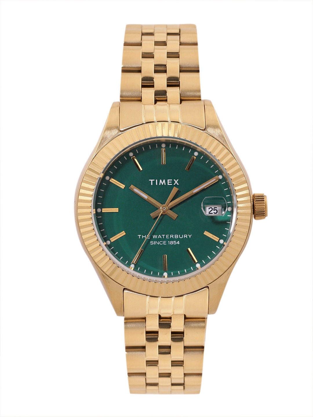 

Timex Women Waterbury Analogue Watch TW2V31700UJ, Green