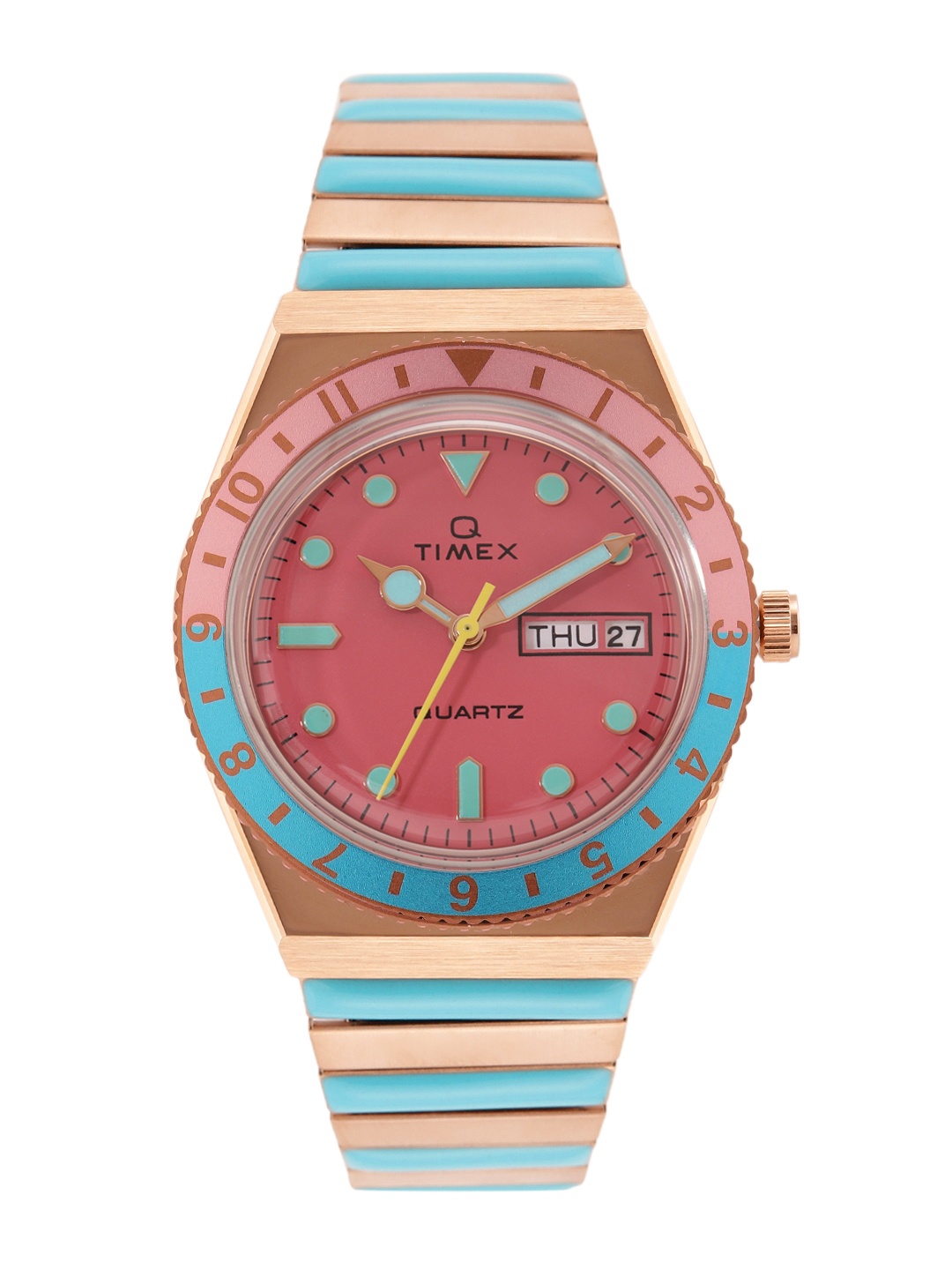 

Timex Women Q Reissue Analogue Watch TW2U81500UJ, Pink