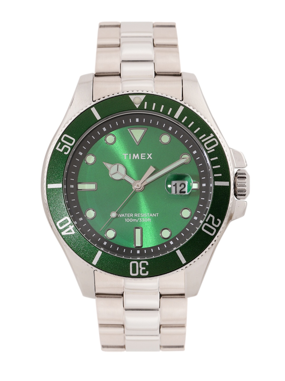 

Timex Men Harborside Analogue Watch TW2U72000UJ, Green