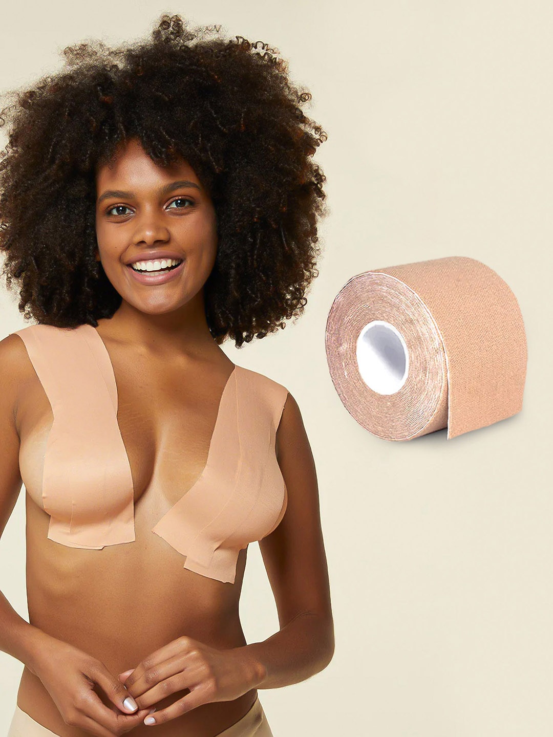 

Bellofox Hypoallergenic Sweatproof Breast Lift Tape, Nude
