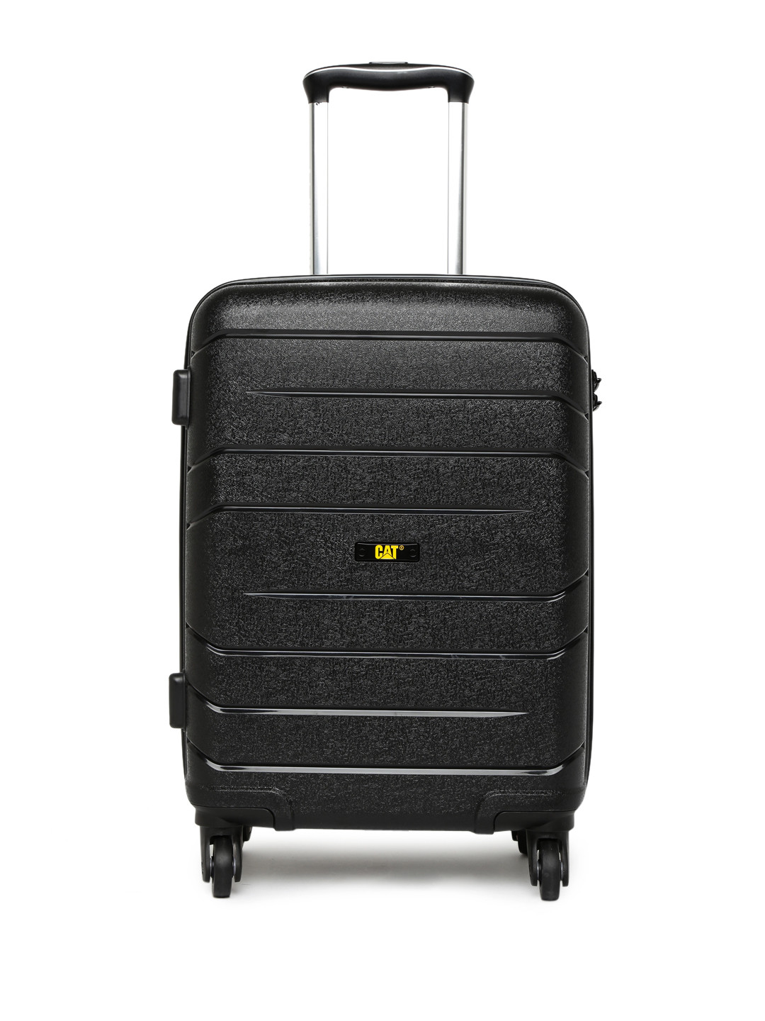 

CAT Black Crosscheck 20" Horisontal Line Checkin & Hardsided Small Trolley Suitcase