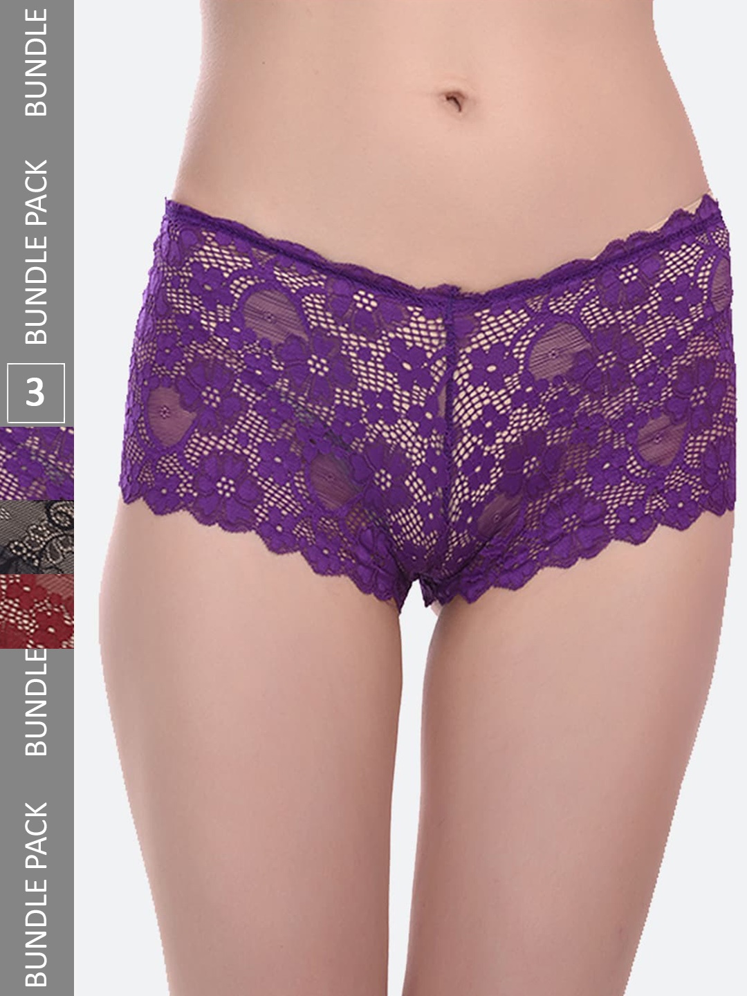

Fleurt Pack Of 3 Assorted Boy Short Briefs