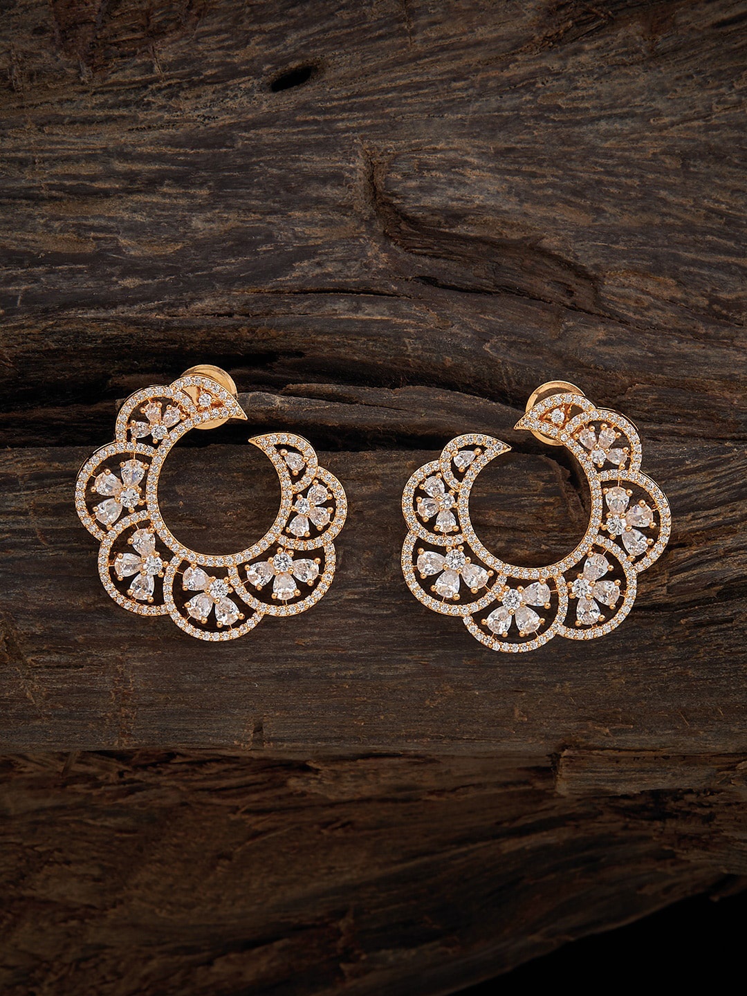 

Kushal's Fashion Jewellery Contemporary Studs Earrings, White