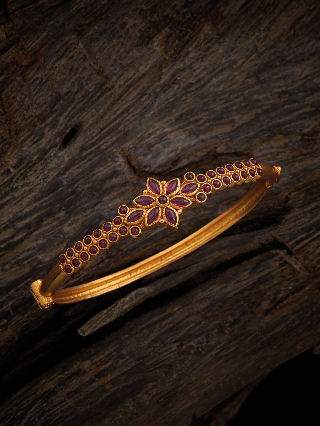 

Kushal's Fashion Jewellery Gold-Plated Bangle-Style Bracelet