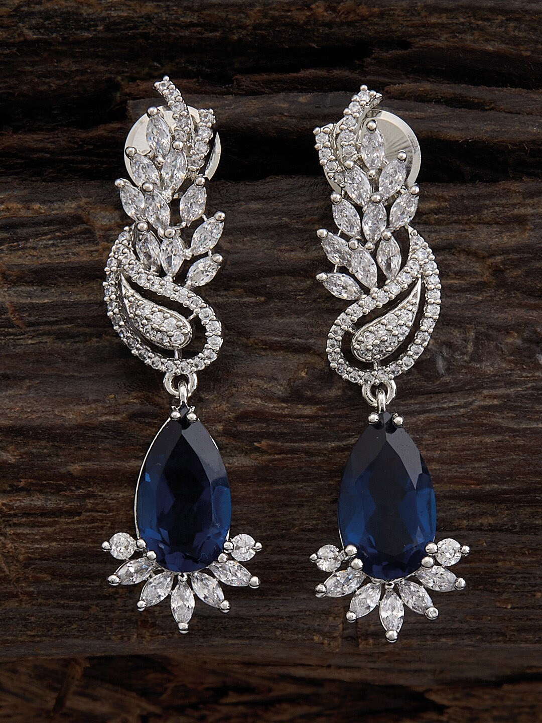 

Kushal's Fashion Jewellery Silver-Plated Contemporary Drop Earrings