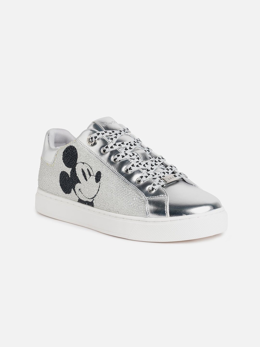 

ALDO Women Printed Embellished Sneakers, Silver