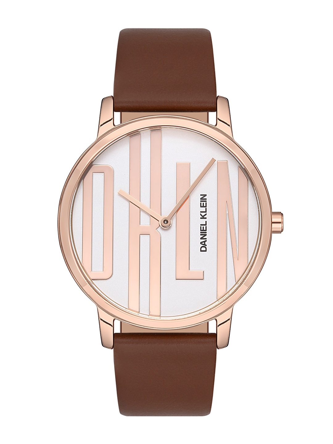 

Daniel Klein Women Printed Dial & Leather Straps Analogue Watch DK.1.12782-3, Rose gold