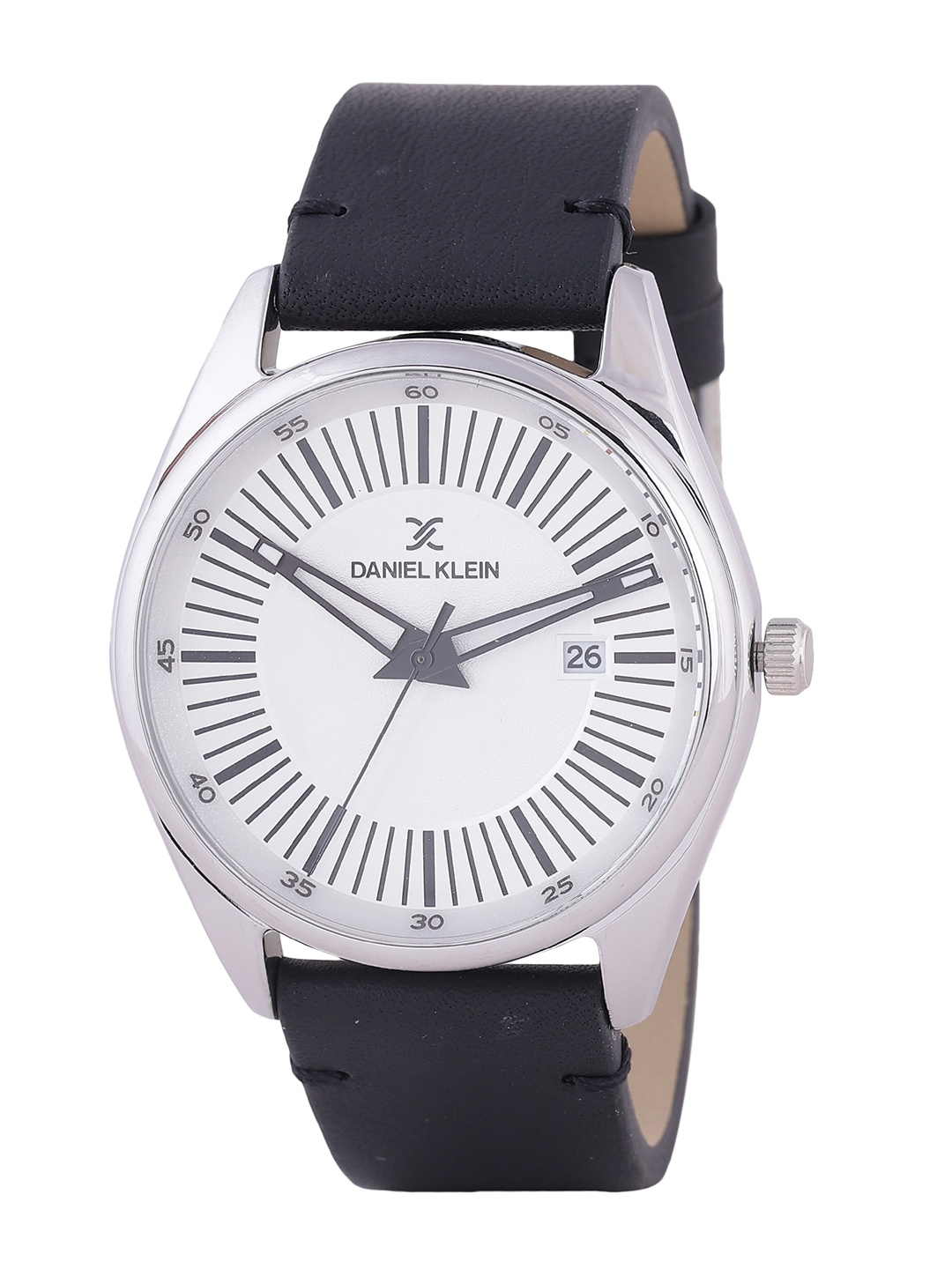 

Daniel Klein Men Leather Straps Analogue Display Watch DK12115-1, White
