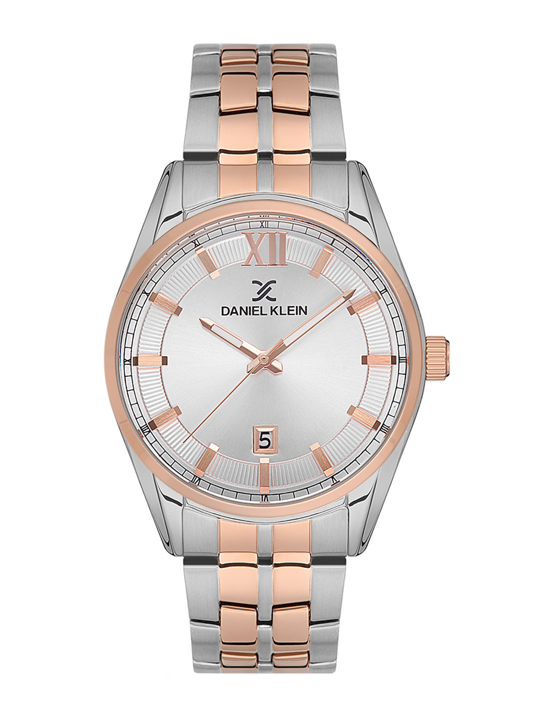 

Daniel Klein Premium Men Bracelet Style Straps Analogue Watch DK 1 12567-4, Silver