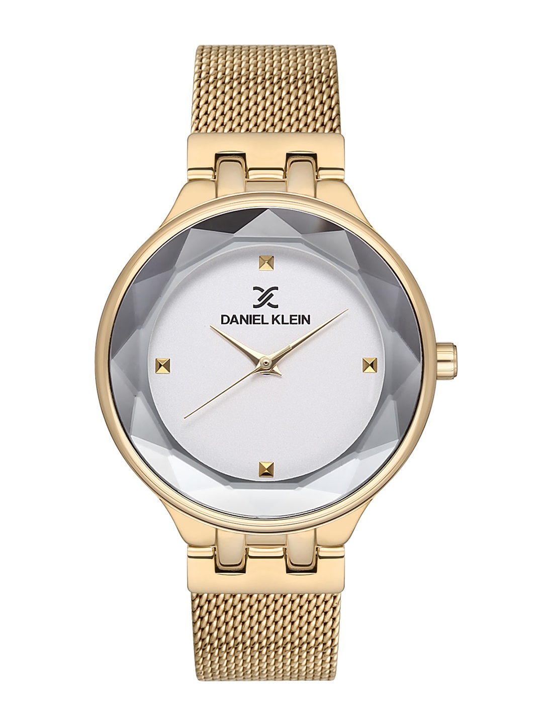 

Daniel Klein Women Printed Dial & Bracelet Style Straps Analogue Watch DK 1 12780-5, Silver