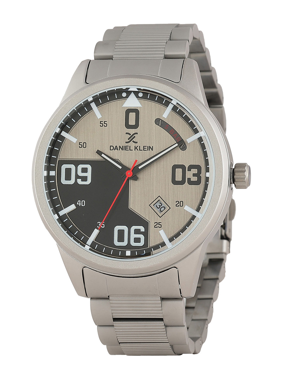 

Daniel Klein Men Bracelet Style Straps Analogue Watch DK 1 12671-3, Grey