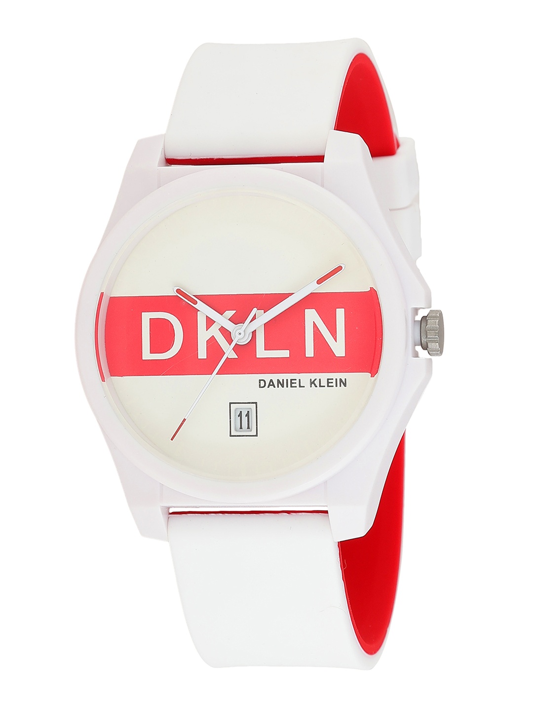 

Daniel Klein Men Printed Dial & Straps Analogue Watch DK 1 12278-4, White