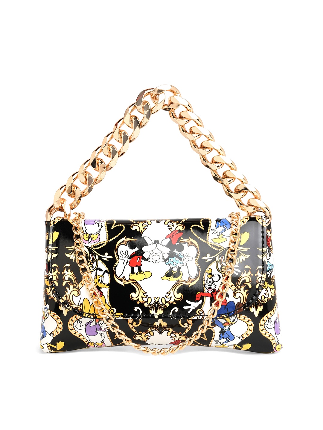 

ALDO Disney Printed Structured Handheld Bag, Black