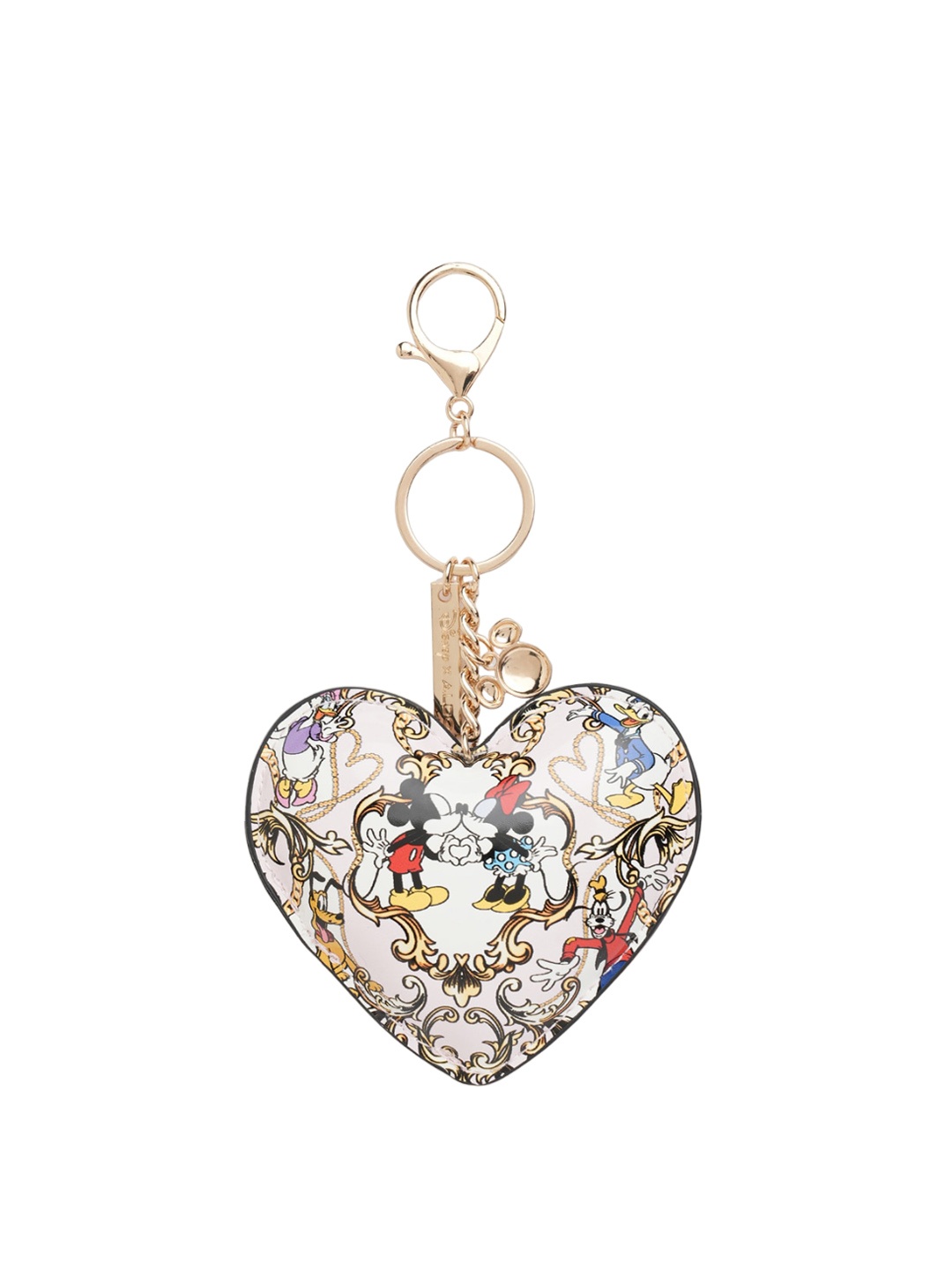 

ALDO Mickey & Friends Printed Key Chain, White