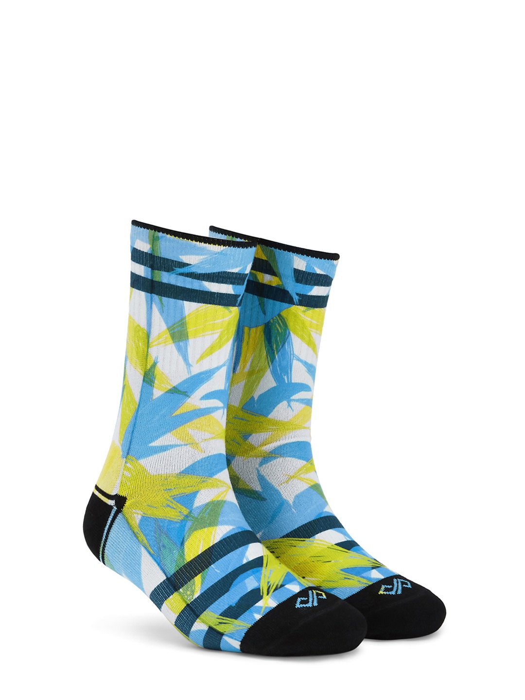 

Dynamocks Unisex Blue & White Spring Crew Length Socks