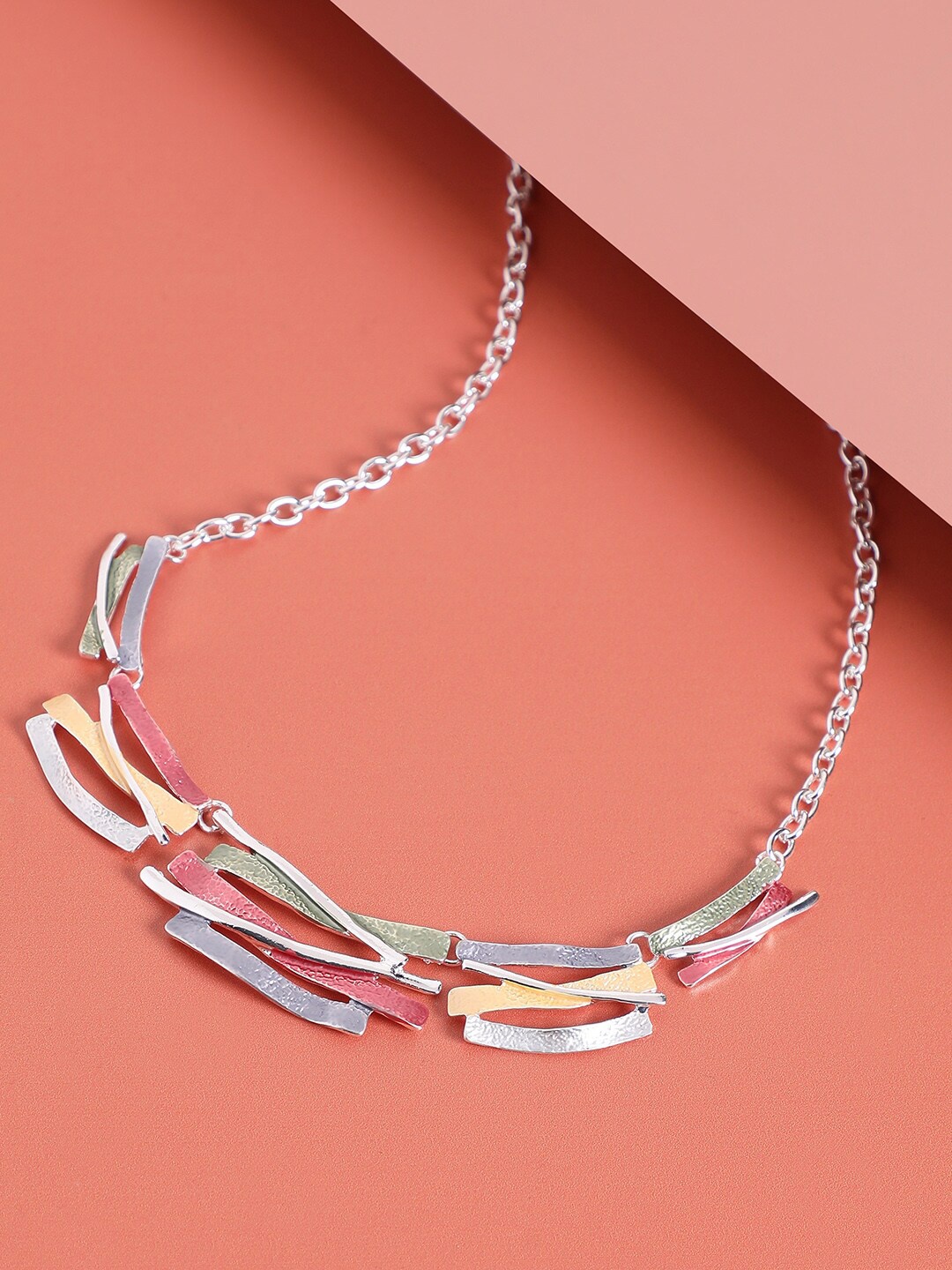 

SOHI Silver-Plated Necklace