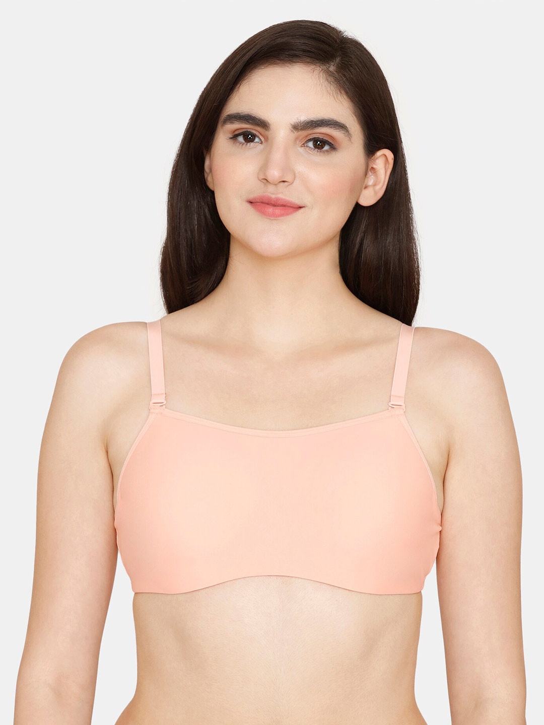 

Zivame Full Coverage Lightly Padded T-Shirt Bra With All Day Comfort, Pink